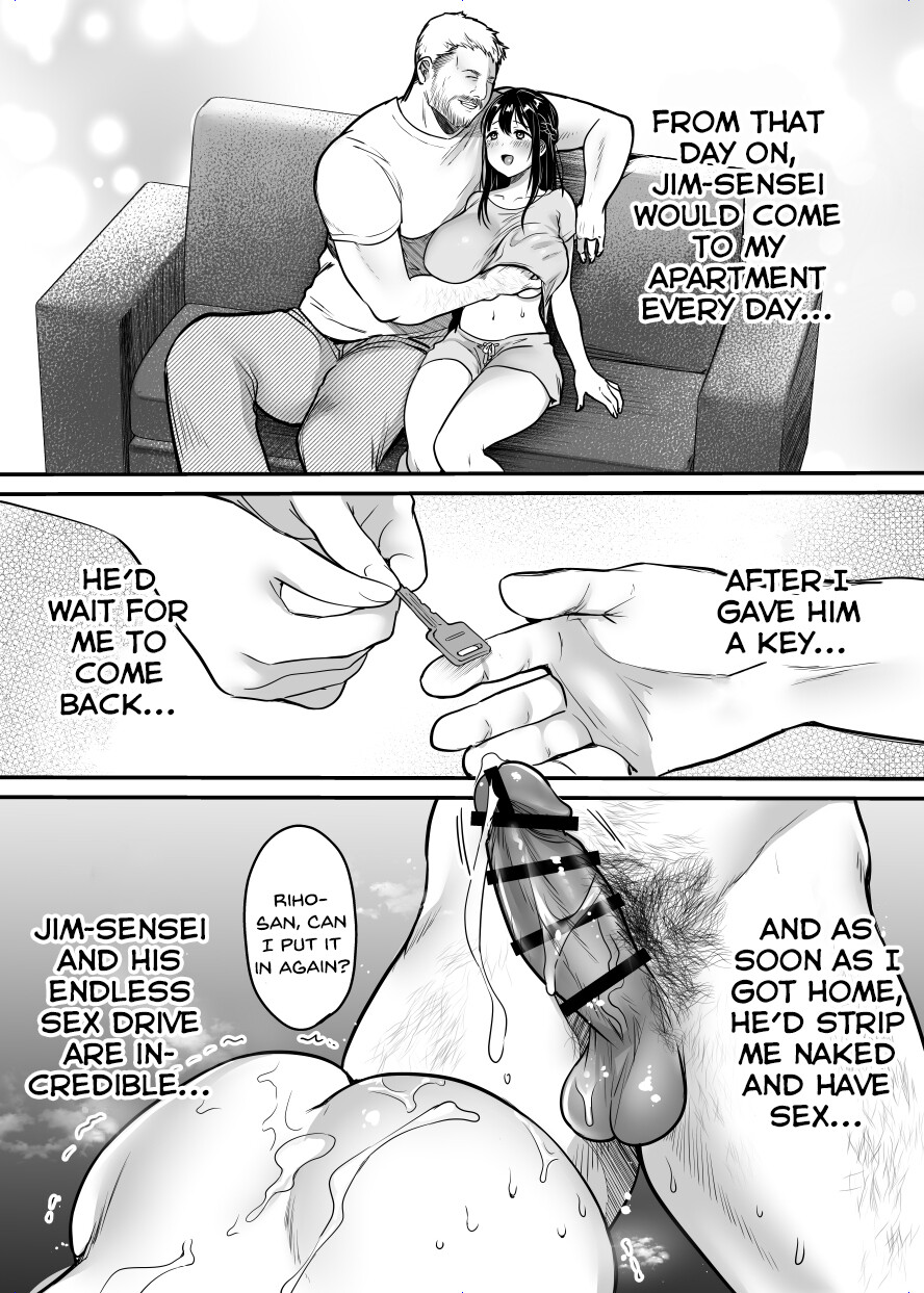 Hentai Manga Comic-I can't escape from Mr. Jim - A middle-aged foreign man is always hanging out with me-Read-43